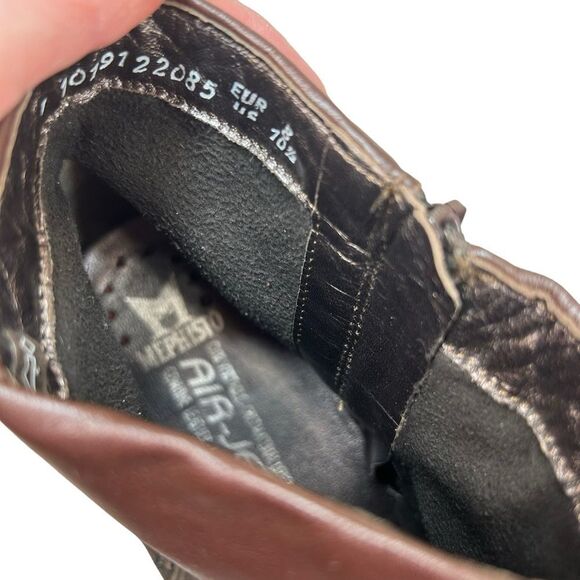 Mephisto Fiducia Brown Leather Ankle Boots Booties 10.5 - Picture 8 of 9